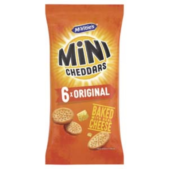 Picture of McVities Mini Cheddars Original 6pk x12